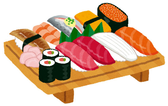 free-illustration-nigirizushi-moriawase
