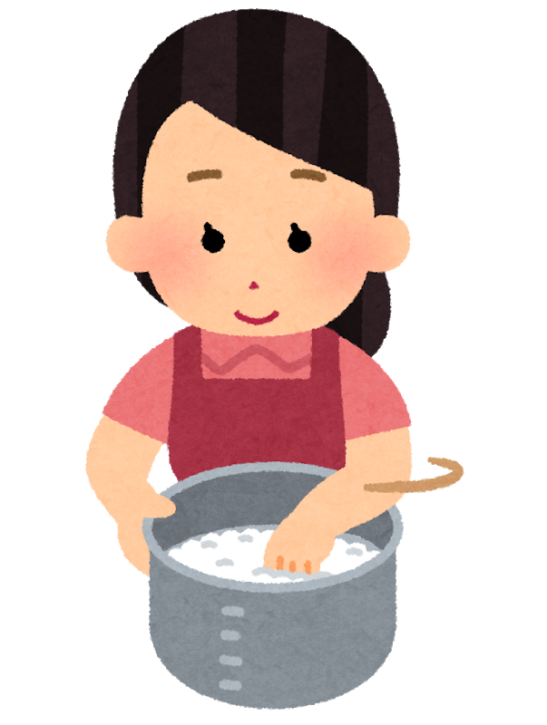 米研ぎで毎回落ちないように水捨てるのだるいんやが