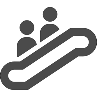 無料で使えるエスカレーターのアイコン素材 1.png