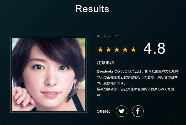 顔面レベルを採点してくれるサイトが話題に 勿論お前らなら星四つ以上だよな Vipワイドガイド